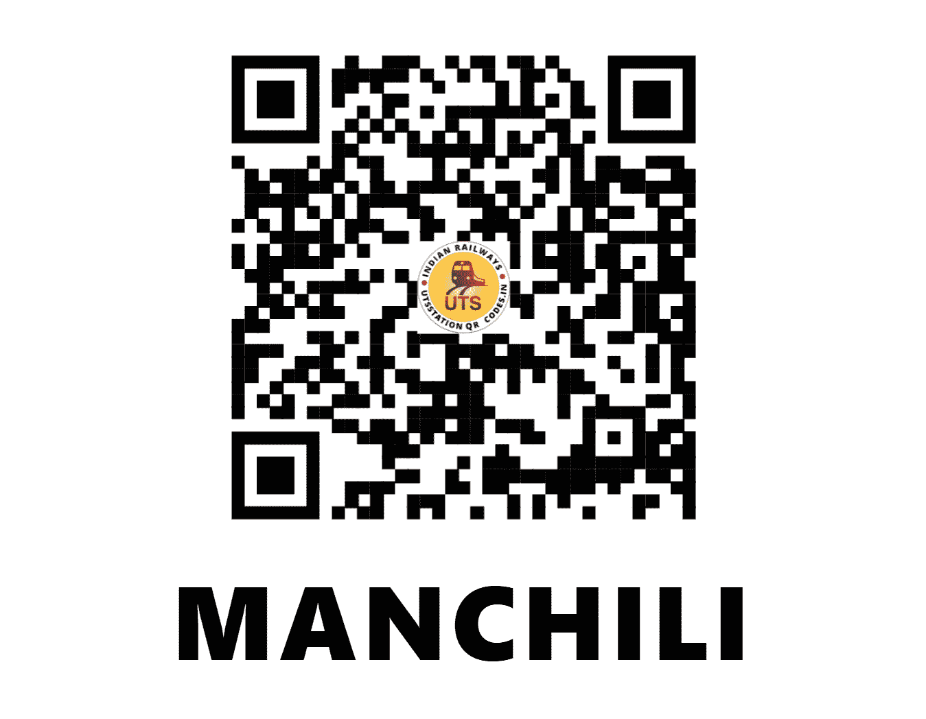 UTS QR Code for MANCHILI - MCLE (SC - ANDHRA PRADESH)